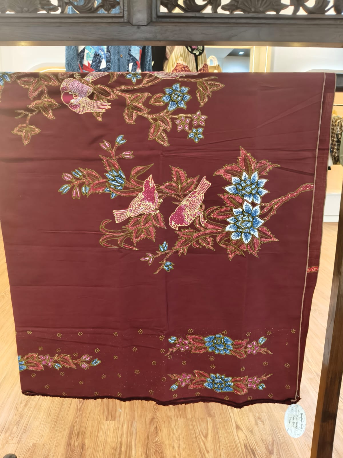 Kain Kemeja Pola Polos Saten