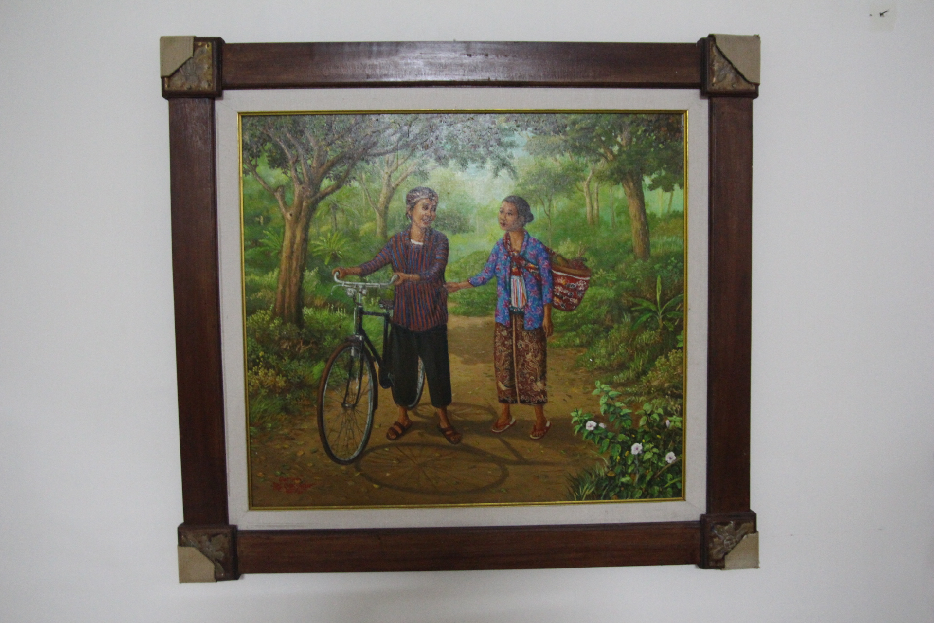 Lukisan Cak Min "Garwo" 90x80 cm (2023)